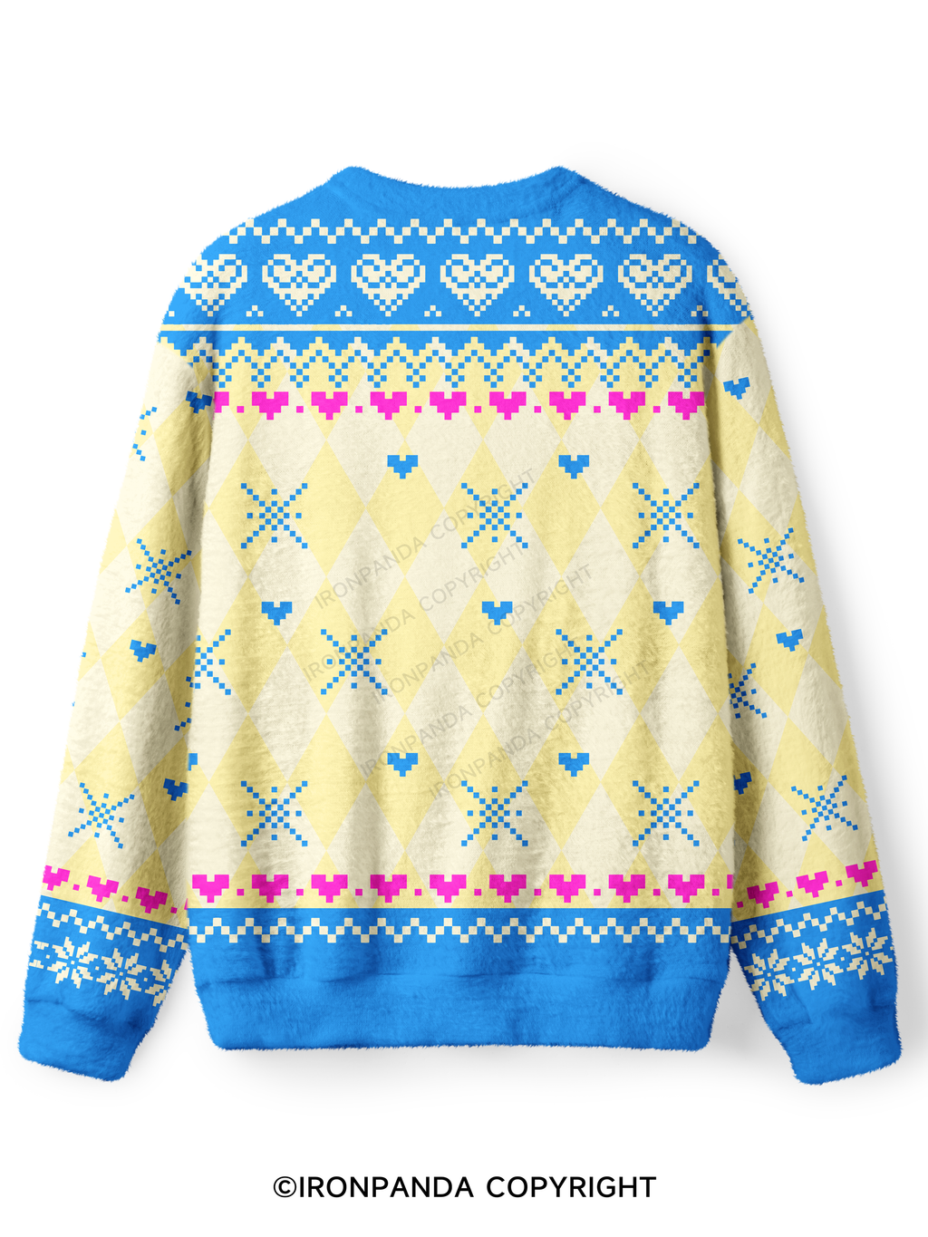 THE BADASS MOMS CLUB Ugly Fuzzy Fleece Sweater