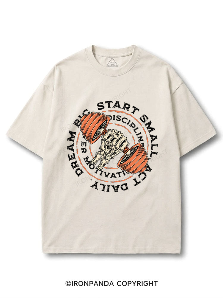 DREAM BIG START SMALL ACT DAILY COTTON PUMP COVER