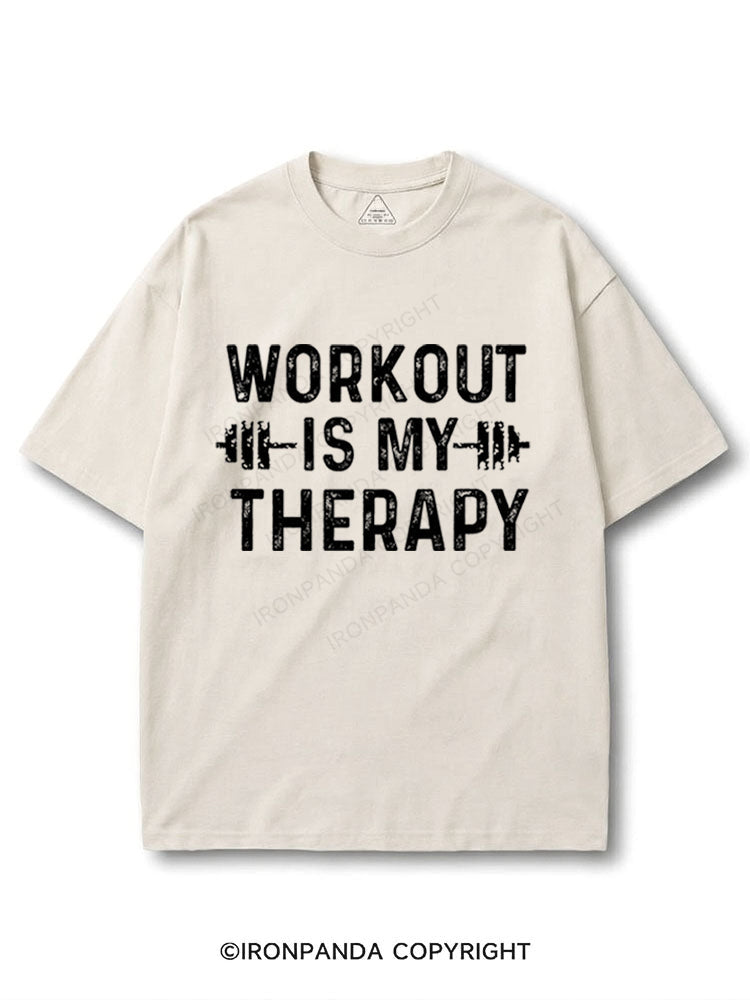 workout is my therapy COTTON PUMP COVER
