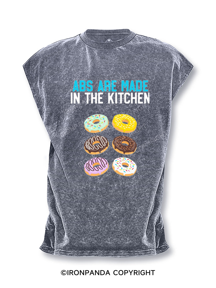 Donut Abs Are Made In The Kitchen Cut Off Tank