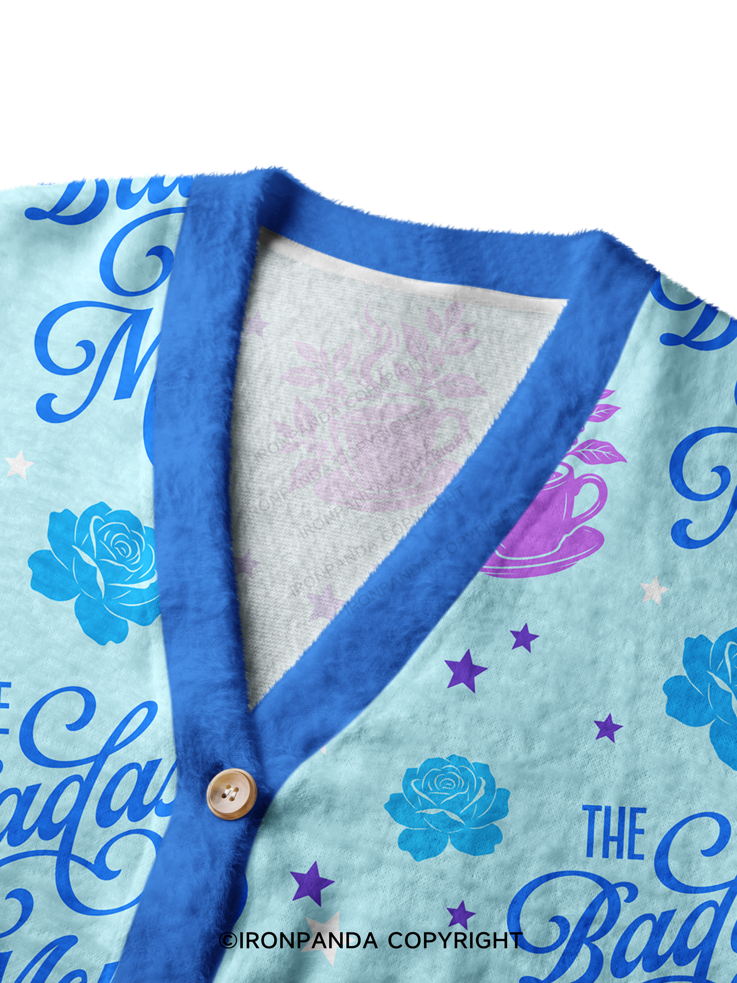 THE BADASS MOMS CLUB Crop Ugly Cardigan Sweater