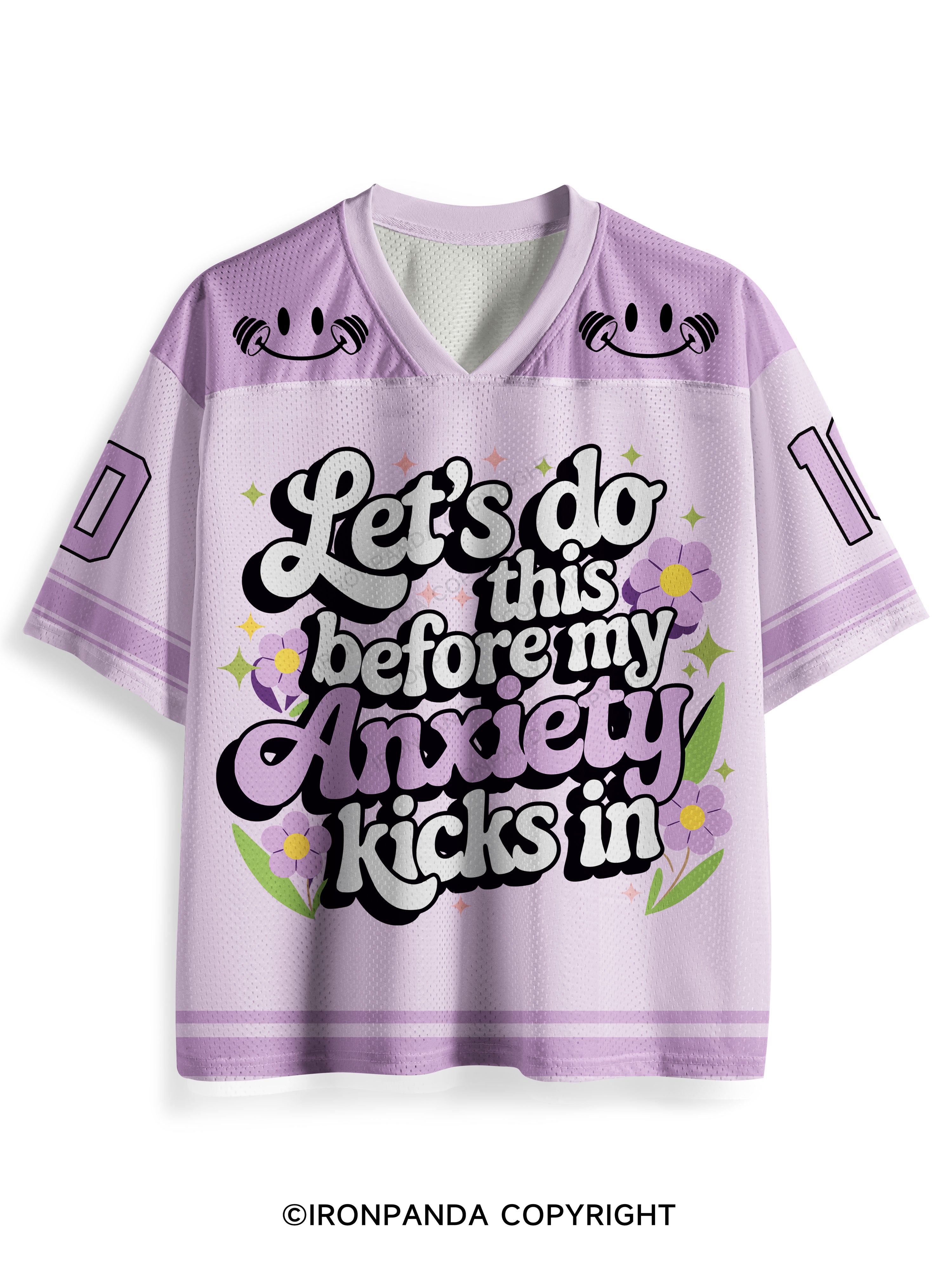 Let's do this before my anxiety kicks in funny Mesh Jersey