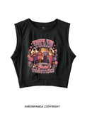 WOMEN WHO TRAIN TOGETHER GROW TOGETHER SLEEVELESS CROP TOPS