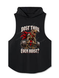 Dost Thou Even Hoist Funny T-Rex Dinosaur Hooded Tank