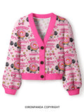 I Workout So I Can Eat Donuts Crop Ugly Cardigan Sweater