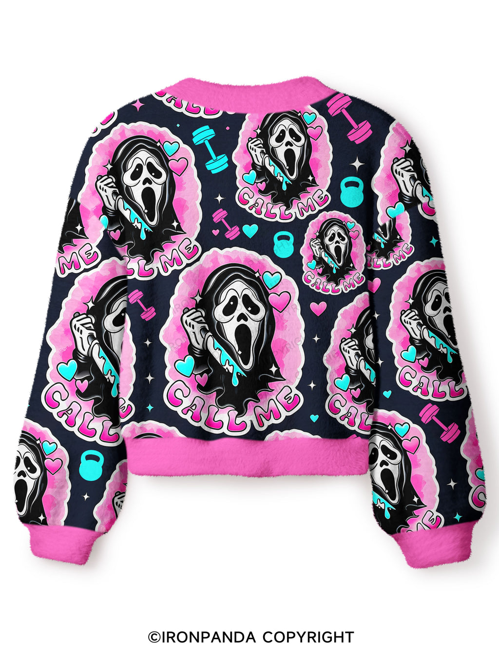 call me Crop Ugly Cardigan Sweater