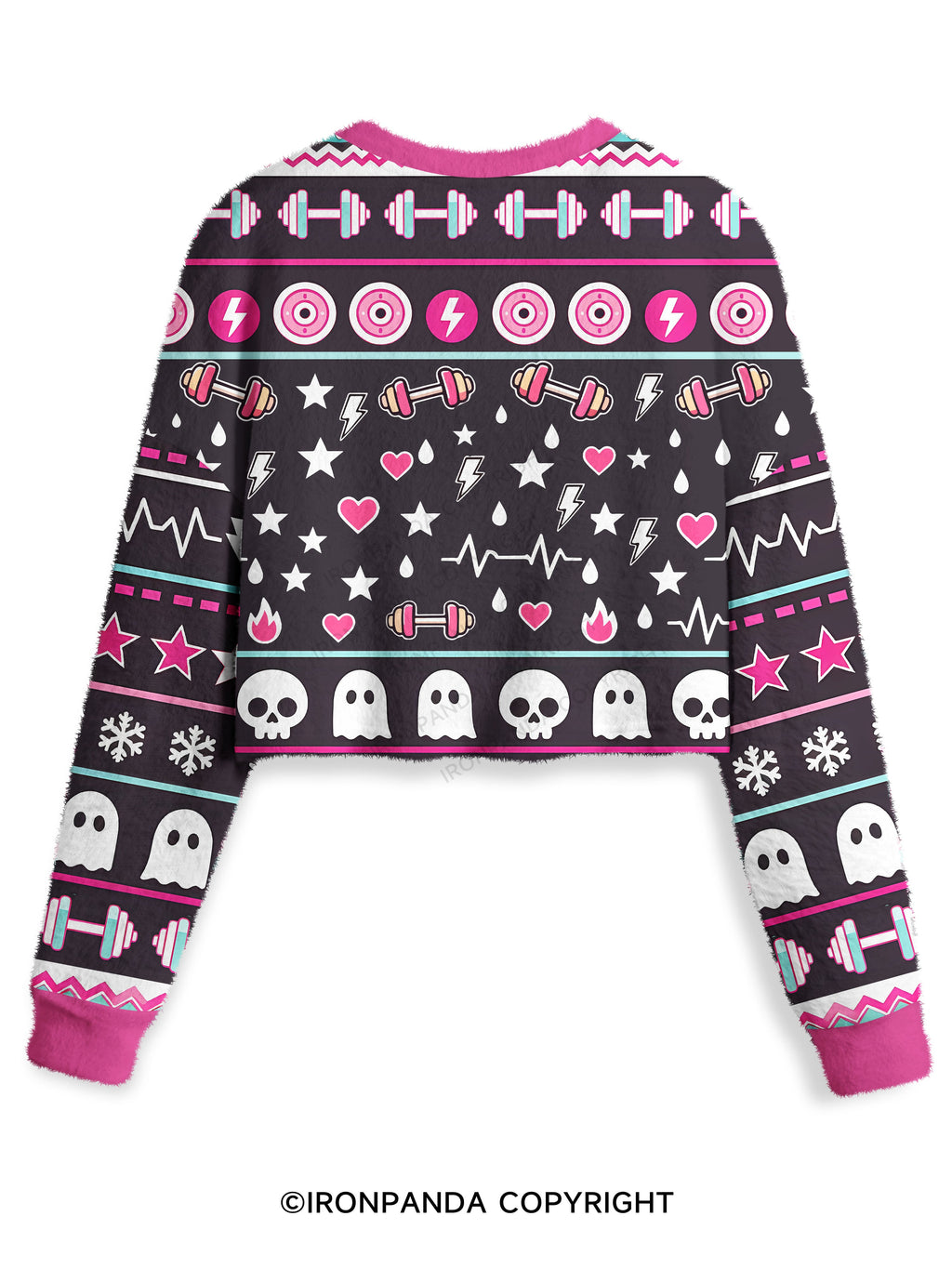 I THINK MY TRAINER IS TRYING TO KILL ME Crop Ugly Sweater