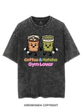 COFFEE & MATCHA GYM LOVER VINTAGE GYM SHIRT