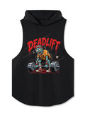 Deadlift Zombie Powerlifting Horror Hooded Tank