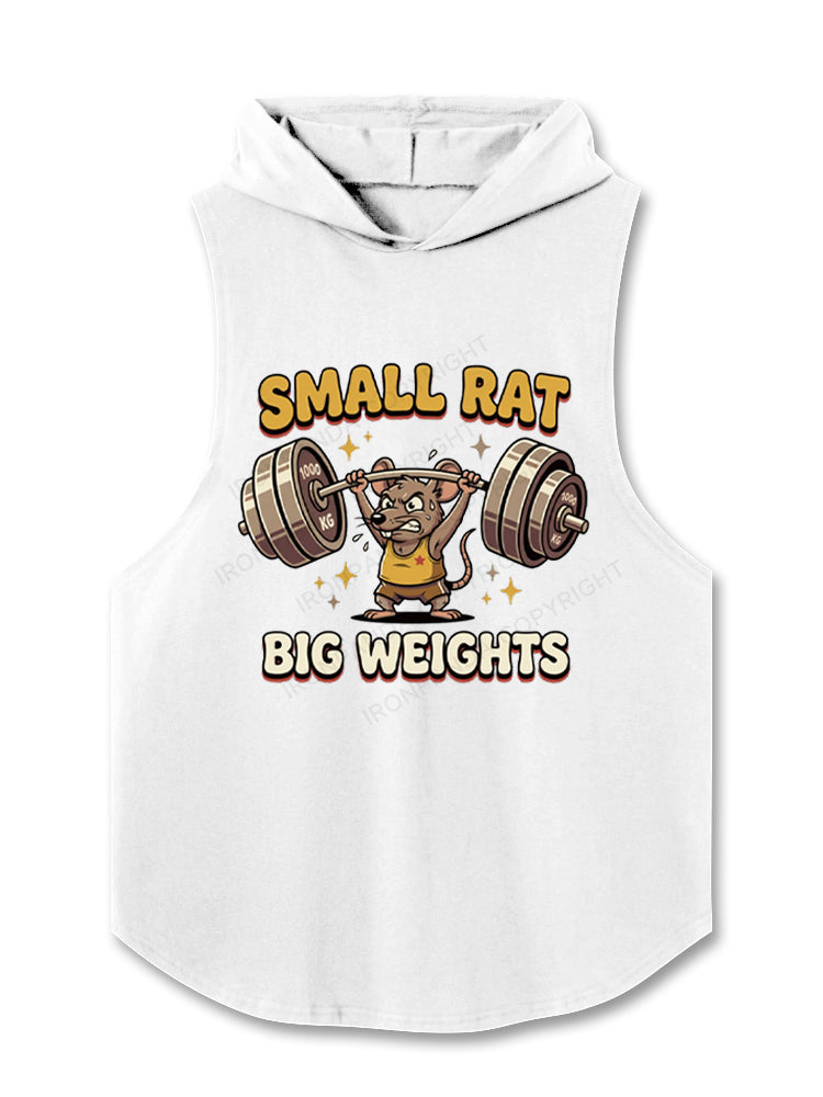 Small Rat Big Weights Hooded Tank