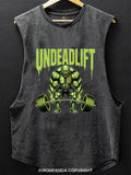 Undeadlift Funny Halloween Zombie Workout Scoop Bottom Cotton Tank