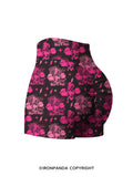 one more rep strong girl Printed Yoga Shorts