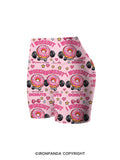 I Workout So I Can Eat Donuts Printed Yoga Cycling Shorts