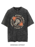 DREAM BIG START SMALL ACT DAILY DISCIPLINE OVER MOTIVATION VINTAGE GYM SHIRT