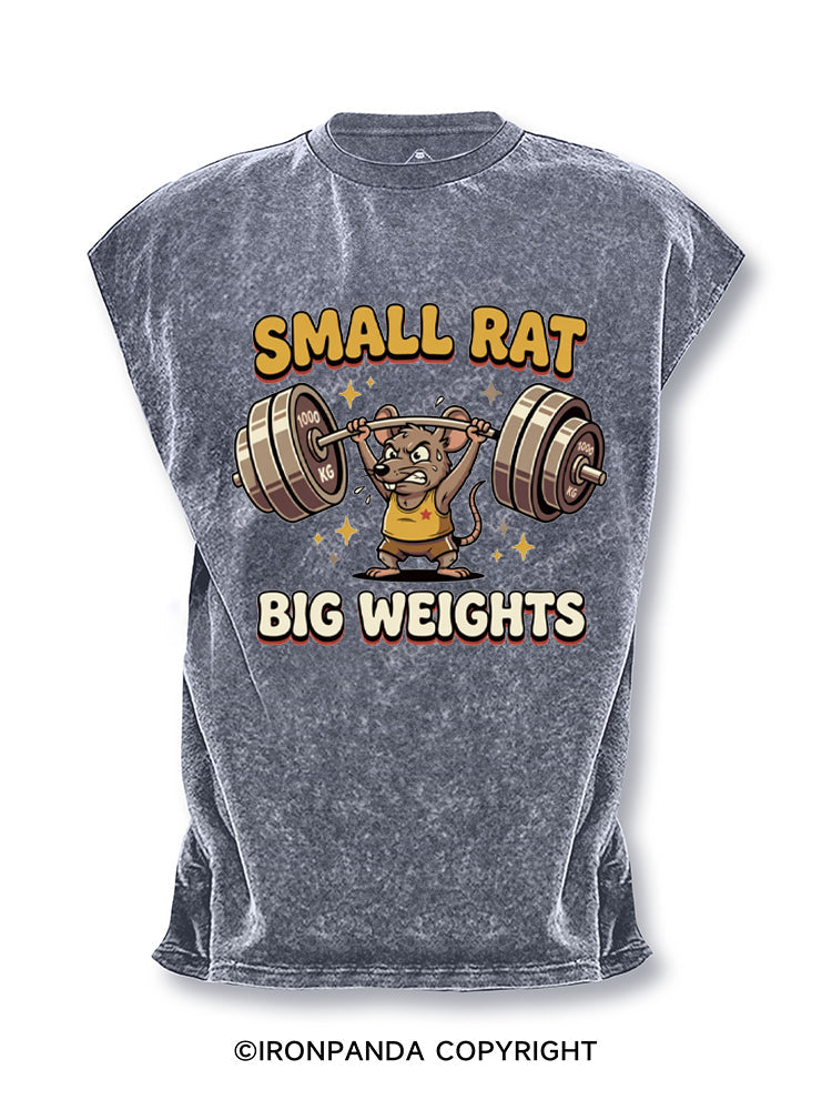 Small Rat Big Weights Cut Off Tank