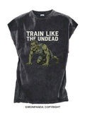 Train Like The Undead Zombie Trening Cut Off Tank