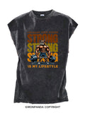 Strength Is My Lifestyle Cut Off Tank