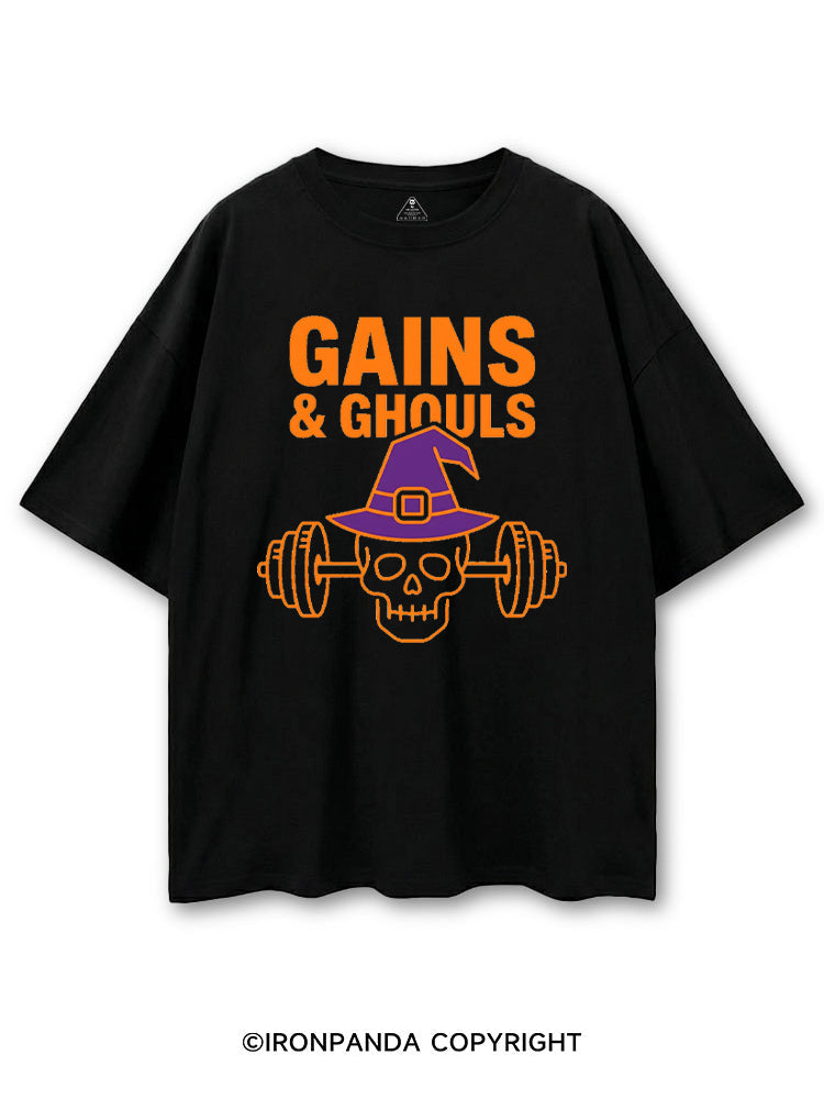 GAINS & GHOULS SKELETON COTTON PUMP COVER