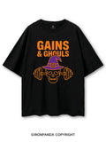 GAINS & GHOULS SKELETON COTTON PUMP COVER