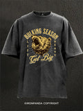 Bulking Season GET BIG Washed Gym Shirt