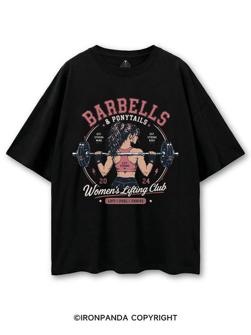 BARBELLS & PONYTAILS WOMEN'S LIFTING CLUB LIFT FUEL THRIVE COTTON PUMP COVER