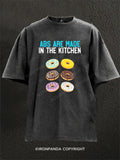 Donut Abs Are Made In The Kitchen Washed Gym Shirt