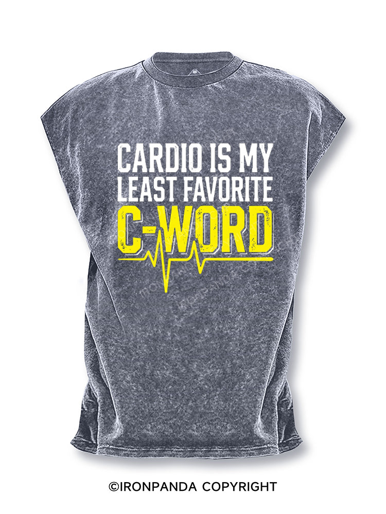 Cardio Is My Least Favorite C Word Cut Off Tank