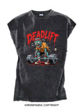 Deadlift Zombie Powerlifting Horror Cut Off Tank