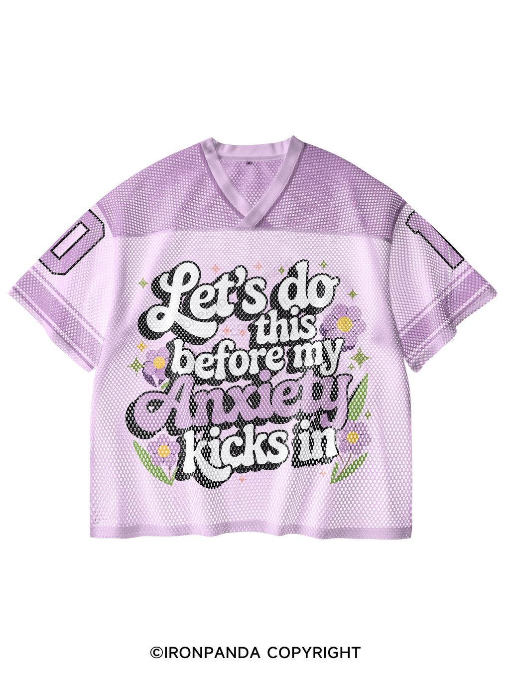 Let's do this before my anxiety kicks in funny V-Neck Open Hole Mesh Top