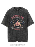 BARBELLS & PONYTAILS WOMEN'S LIFTING CLUB LIFT FUEL THRIVE VINTAGE GYM SHIRT