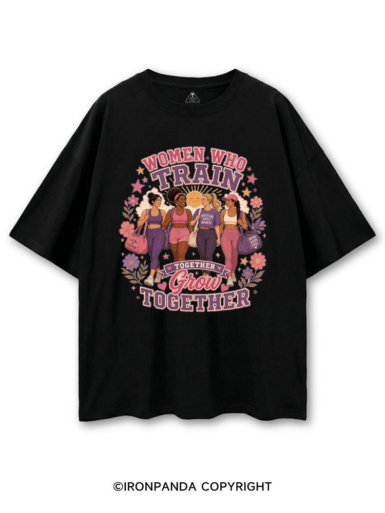 WOMEN WHO TRAIN TOGETHER GROW TOGETHER COTTON PUMP COVER