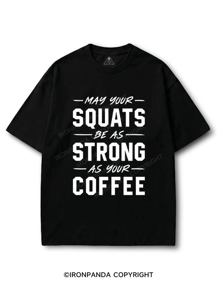May Your Squats Be As Strong As Your Coffee COTTON PUMP COVER