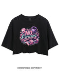 NO EXCUSES GYM ROUTINE CROP TOPS