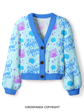 THE BADASS MOMS CLUB Crop Ugly Cardigan Sweater