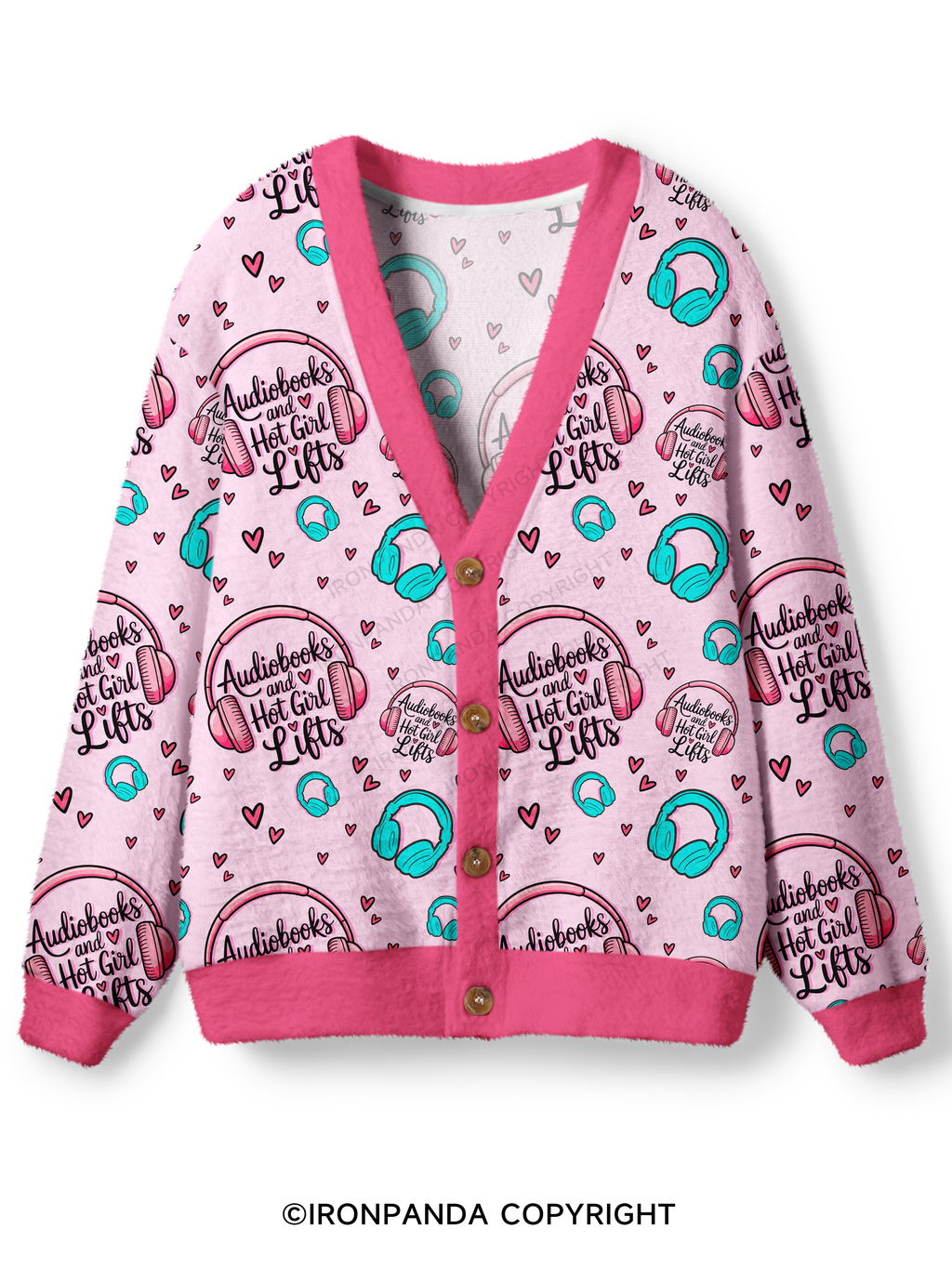 AUDIOBOOKS AND HOT GIRL LIFTS Ugly Cardigan Sweater