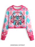 AUDIOBOOKS AND HOT GIRL LIFTS Crop Ugly Sweater
