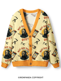 But did you die? Ghost Ugly Cardigan Sweater