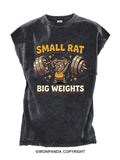 Small Rat Big Weights Cut Off Tank