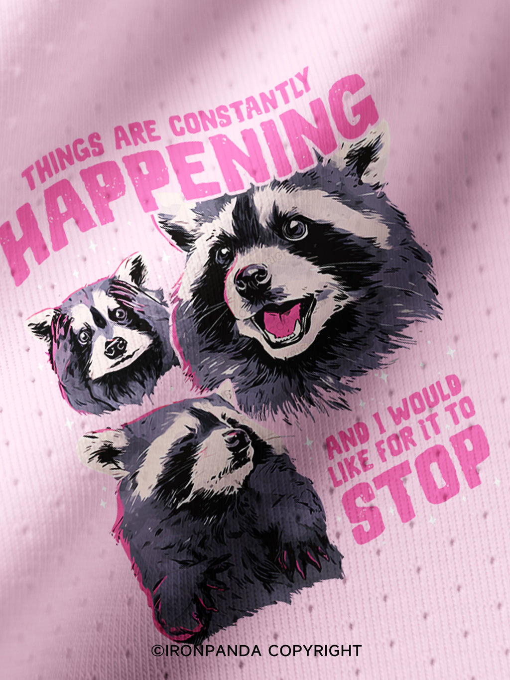 THINGS ARE CONSTANTLY HAPPENING AND I WOULD LIKE FOR IT TO STOP Pro Mesh Jersey