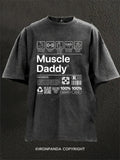Muscle Daddy Washed Gym Shirt