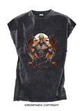 Scary Beast Creepy Swole Halloween Gains Cut Off Tank