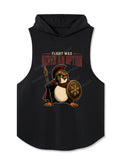 Flight Was Never an Option Spartan Penguin Warrior Hooded Tank