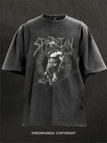 Spartan warrior Washed Gym Shirt