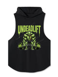 Undeadlift Funny Halloween Zombie Workout Hooded Tank