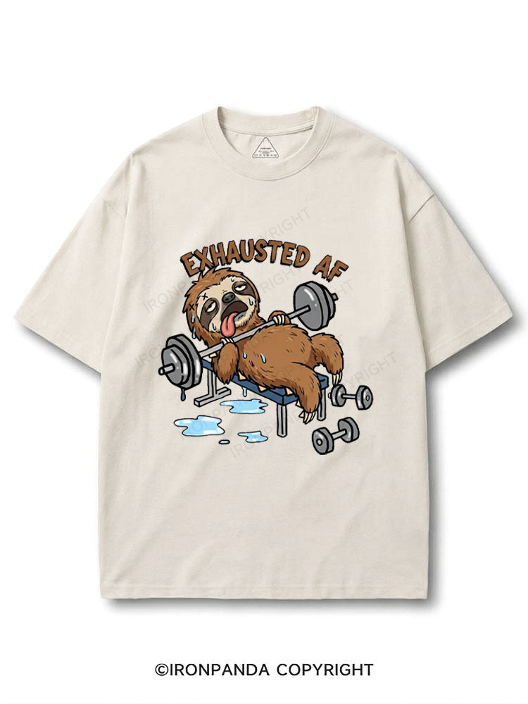 Exhausted Sloth Workout COTTON PUMP COVER