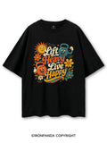 LIFT HEAVY LIVE HAPPY FUNNY GYM VIBE COTTON PUMP COVER