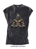 Alpha Wolf Dumbbell Cut Off Tank