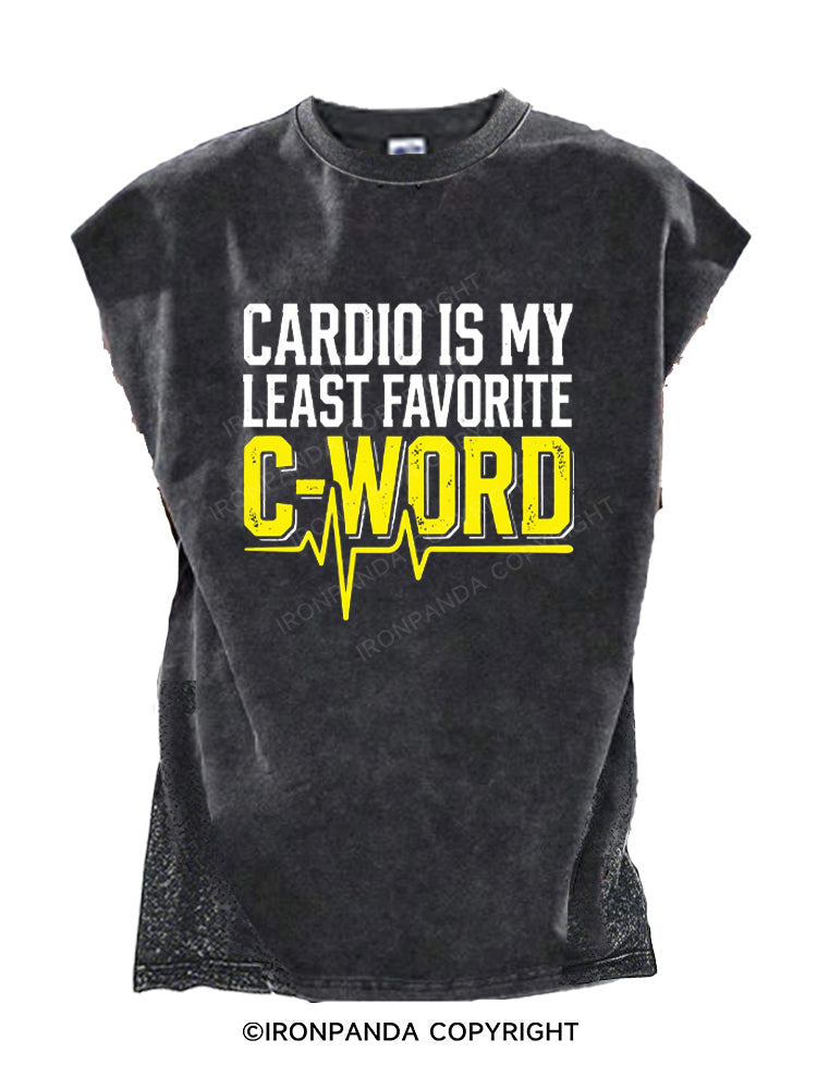 Cardio Is My Least Favorite C Word Cut Off Tank