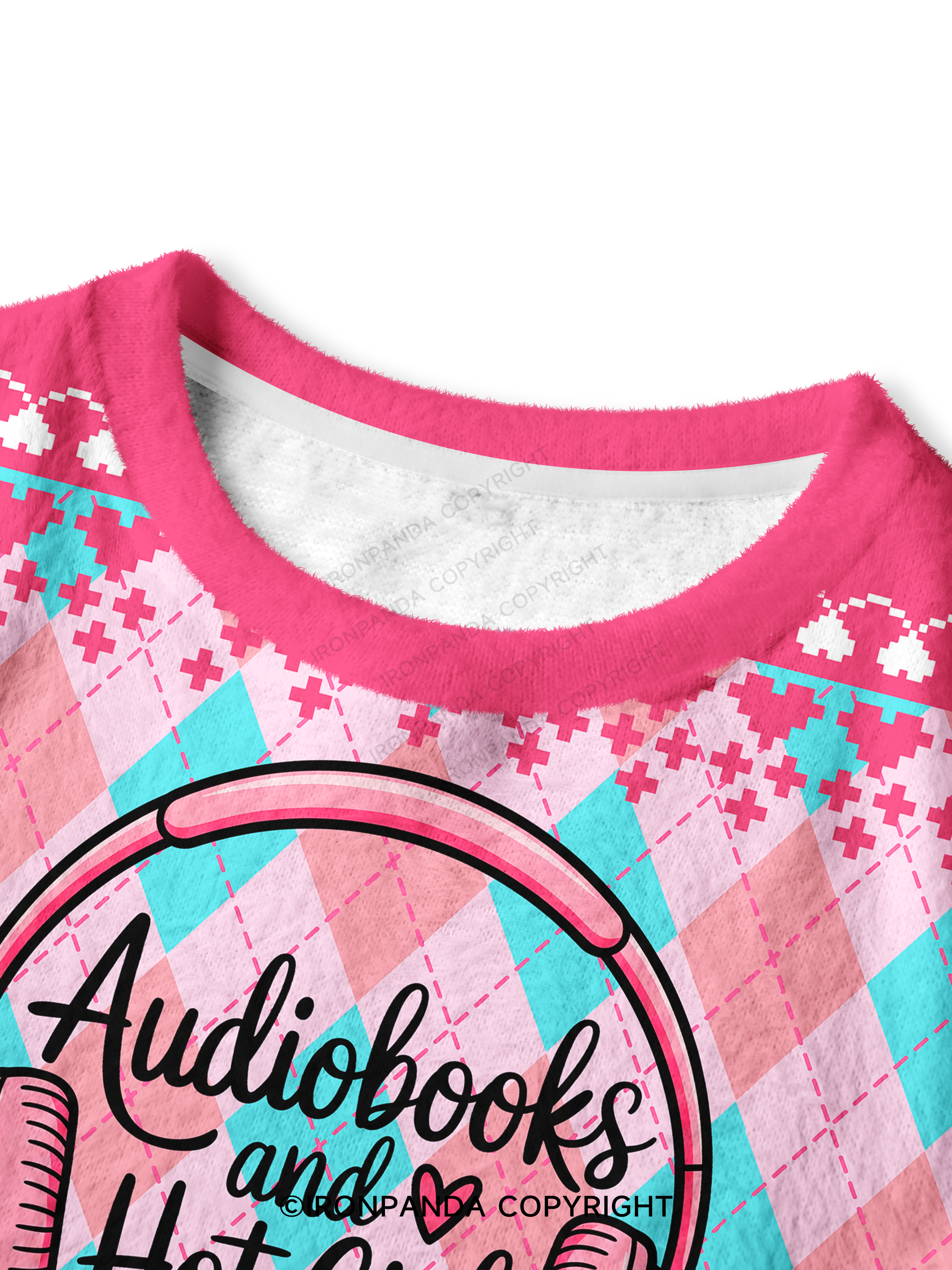 AUDIOBOOKS AND HOT GIRL LIFTS Crop Ugly Sweater