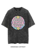 PROGRESS NOT PERFECTION VINTAGE GYM SHIRT
